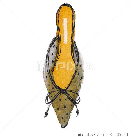 手繪高跟鞋和穆勒鞋 手繪高跟鞋和穆勒鞋 103135953