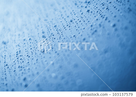 Image of rain Raindrops on the wall 103137579