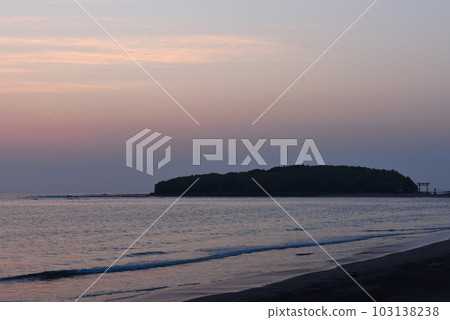 宮崎縣青島的日出 103138238