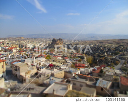 Türkiye Cappadocia Ortahisar diorama style 103141160