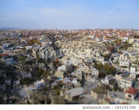 Türkiye Cappadocia Ortahisar diorama style 103141190