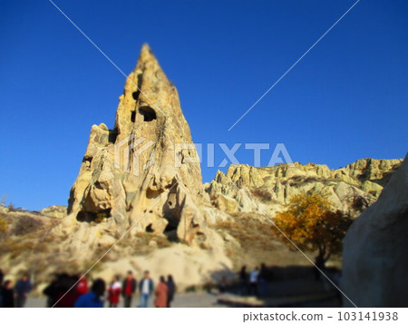 Türkiye Cappadocia Goreme Outdoor Museum Diorama style Türkiye Cappadocia Goreme Outdoor Museum Diorama style 103141938
