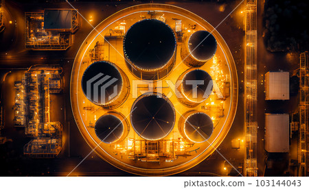 Storage of oil, fuel oil, gasoline at a mining or processing enterprise. 103144043