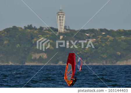 風帆衝浪到江之島 風帆衝浪到江之島 103144403