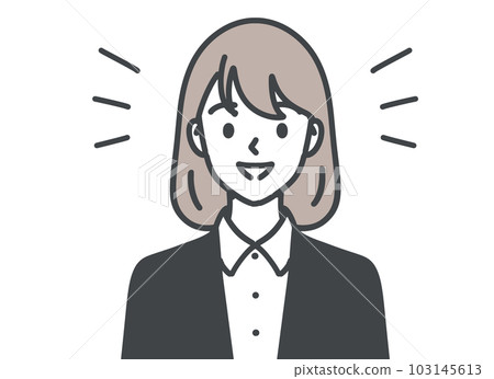 Office worker / OL female illustration material Office worker / OL female illustration material 103145613
