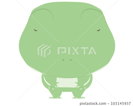 frog bowing frog bowing 103145937