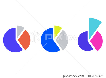 多彩餅圖設計集 多彩餅圖設計集 103146375