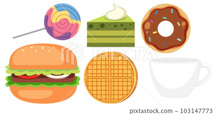 Set of food simple style Set of food simple style 103147773