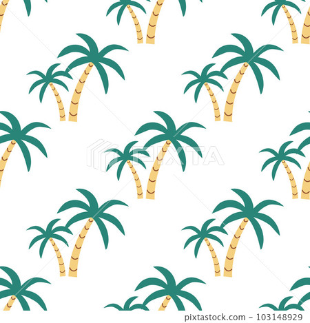 Palm trees seamless pattern 103148929