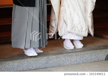 Japanese wedding image image of the wedding ceremony at your feet 103149011