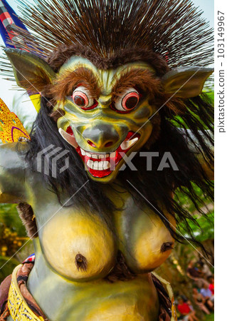 Ogoh statues Ngrupuk parade, Bali Ogoh statues Ngrupuk parade, Bali 103149967