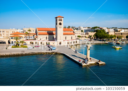 Rhodes Colossus and Evangelismos Church 103150059