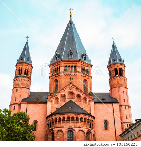 Mainz cathedral in old town Mainz cathedral in old town 103150225