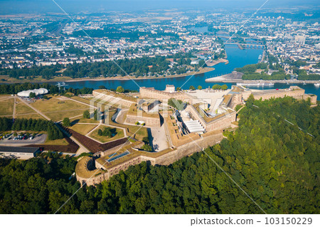 Ehrenbreitstein Fortress in Koblenz, Germany Ehrenbreitstein Fortress in Koblenz, Germany 103150229
