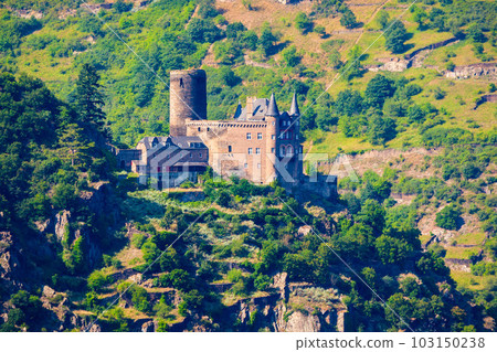 Katz Castle ruin in St. Goarshausen 103150238