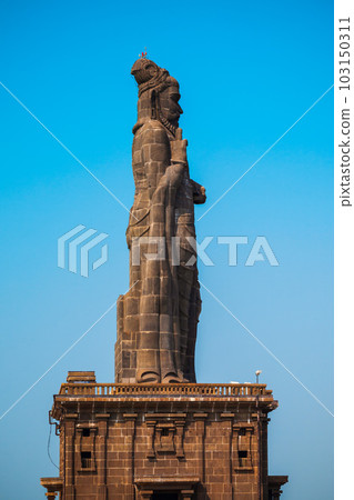 Thiruvalluvar Statue in Kanyakumari, India Thiruvalluvar Statue in Kanyakumari, India 103150311