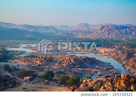 Hampi Vijayanagara Empire monuments, India 103150322