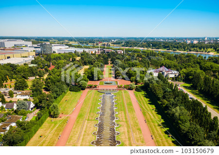 Nordpark public green area, Dusseldorf 103150679