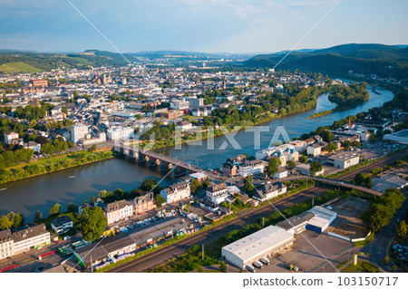 Trier aerial panoramic view, Germany Trier aerial panoramic view, Germany 103150717