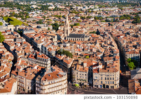 Montpellier aerial panoramic view, France Montpellier aerial panoramic view, France 103150898