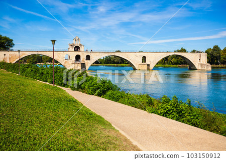 Avignon city aerial view, France 103150912