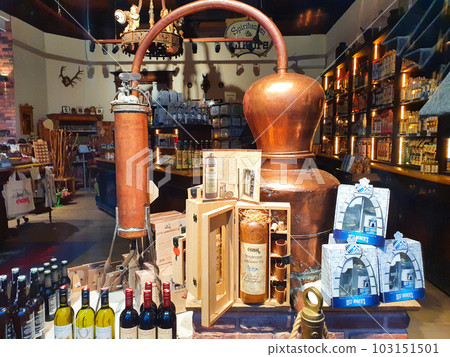 Vintage still in wine store, Germany Vintage still in wine store, Germany 103151501