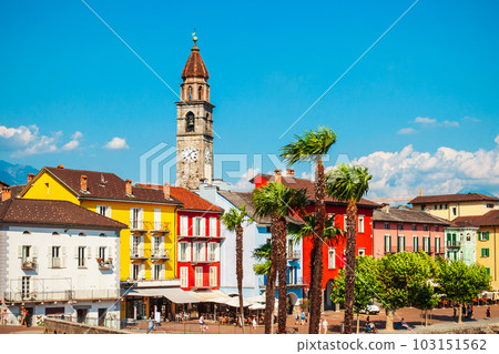 Ascona town near Locarno, Switzerland 103151562