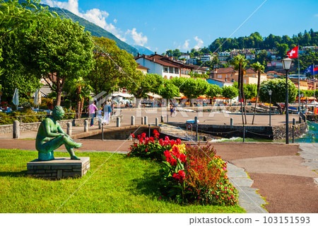 Ascona town near Locarno, Switzerland Ascona town near Locarno, Switzerland 103151593
