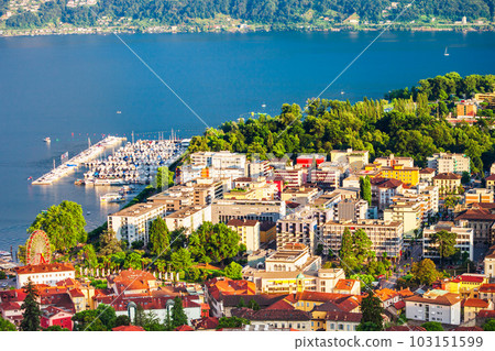 Locarno town on Lake Maggiore 103151599