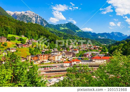 Berchtesgaden town in Bavaria region, Germany 103151988