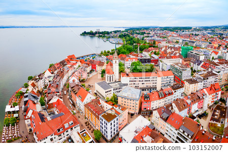 Friedrichshafen aerial panoramic view in Bavaria, Germany Friedrichshafen aerial panoramic view in Bavaria, Germany 103152007
