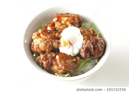 白底炸雞碗鳥瞰圖 103152556