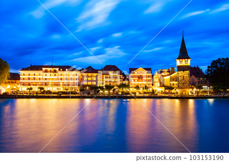Lindau old town in Bavaria, Germany Lindau old town in Bavaria, Germany 103153190
