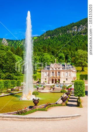 Schloss Linderhof Palace in Bavaria, Germany Schloss Linderhof Palace in Bavaria, Germany 103153203