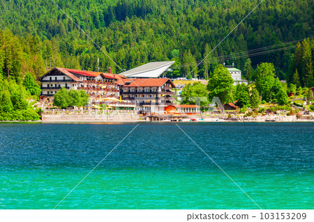 Eibsee lake in Bavaria, Germany 103153209