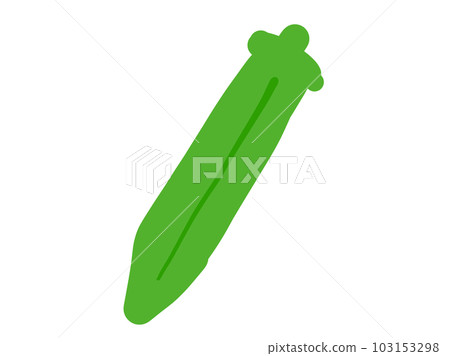 一個可愛的秋葵/手繪插畫素材 一個可愛的秋葵/手繪插畫素材 103153298