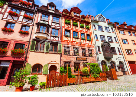 Weissgerbergasse street, Nuremberg old town, Bavaria 103153510