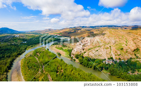 Uplistsikhe ancient rock town in Georgia Uplistsikhe ancient rock town in Georgia 103153808