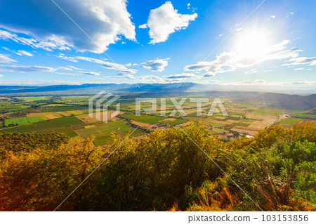 Alazani Valley in Kakheti region, Georgia Alazani Valley in Kakheti region, Georgia 103153856