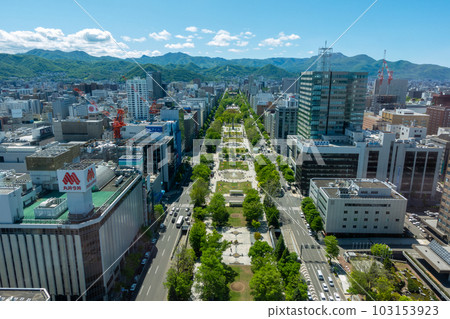 Sapporo TV Tower Observatory Cityscape Olympic Marathon 103153923