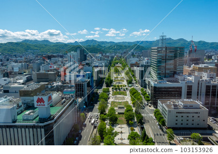 Sapporo TV Tower Observatory Cityscape Olympic Marathon Sapporo TV Tower Observatory Cityscape Olympic Marathon 103153926