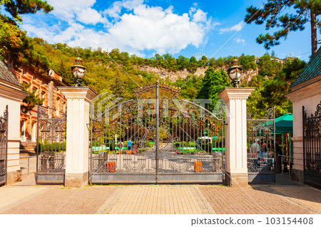 Borjomi resort town in south central Georgia Borjomi resort town in south central Georgia 103154408