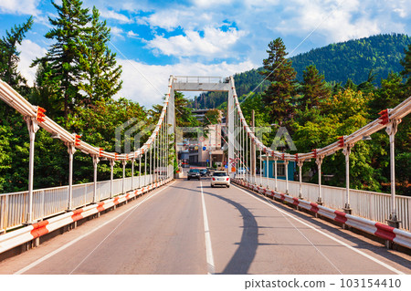Borjomi resort town in south central Georgia 103154410