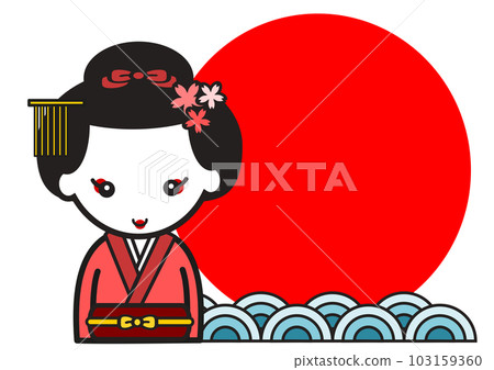 Hinomaru and geisha Hinomaru and geisha 103159360