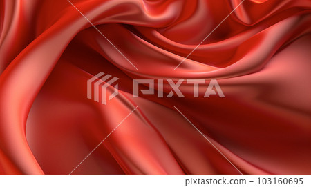 Generative ai illustration of abstract drapery Silk background 103160695