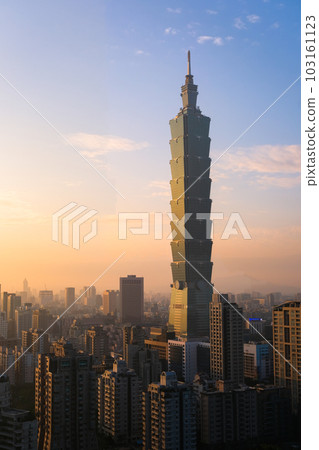 台北 台灣 台北 101 在黃昏 台北 台灣 台北 101 在黃昏 103161123