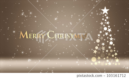 聖誕樹上閃閃發光的聖誕字母和彩色背景 聖誕樹上閃閃發光的聖誕字母和彩色背景 103161712