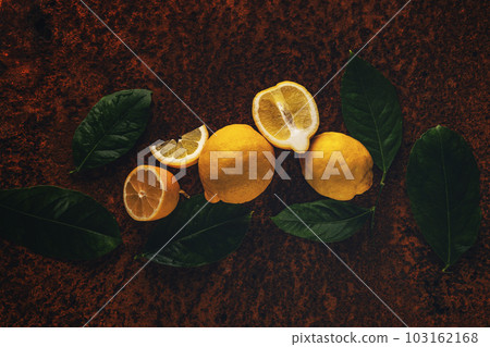 Ripe juicy lemons 103162168