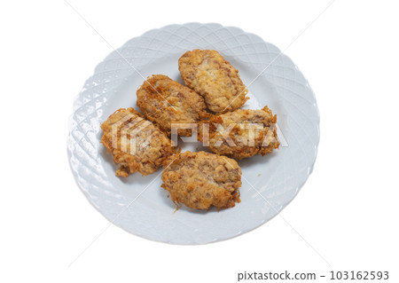 isolated kadinbudu kofte. Kadinbudu Kofte Turkish traditional food. . High quality photo 103162593