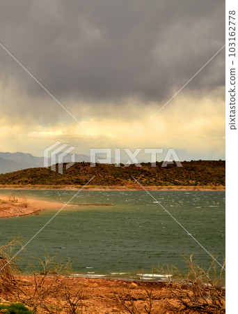 Cloudy day Roosevelt Lake Arizona 103162778